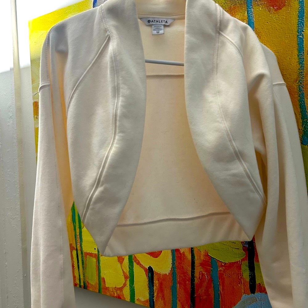Athleta Cream Women's bolero